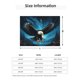 thumbnail image 5 of Fotbe Night Sky Forest Bald Eagle Manta de Franela con Estampado, Manta Ultrasuave para Cama, Sofá, Auto, Hipoalergénica y Antibolitas-40"x30", 5 of 6