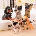 thumbnail image 3 of 12 figuras miatura para perros, cachorros de resina para pequeños juguetes, manualidade perros de muñecas, escritorio, adornos Sunnimix 12 piezas de figuritas de cachorros, 3 of 6