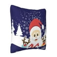 thumbnail image 2 of ZICANCN Decorative Throw Pillow Covers , Cartoon Cute Santa Couch Sofa Decorative Knit Pillow Covers for Living Room Farmhouse 24"x24", 2 of 8