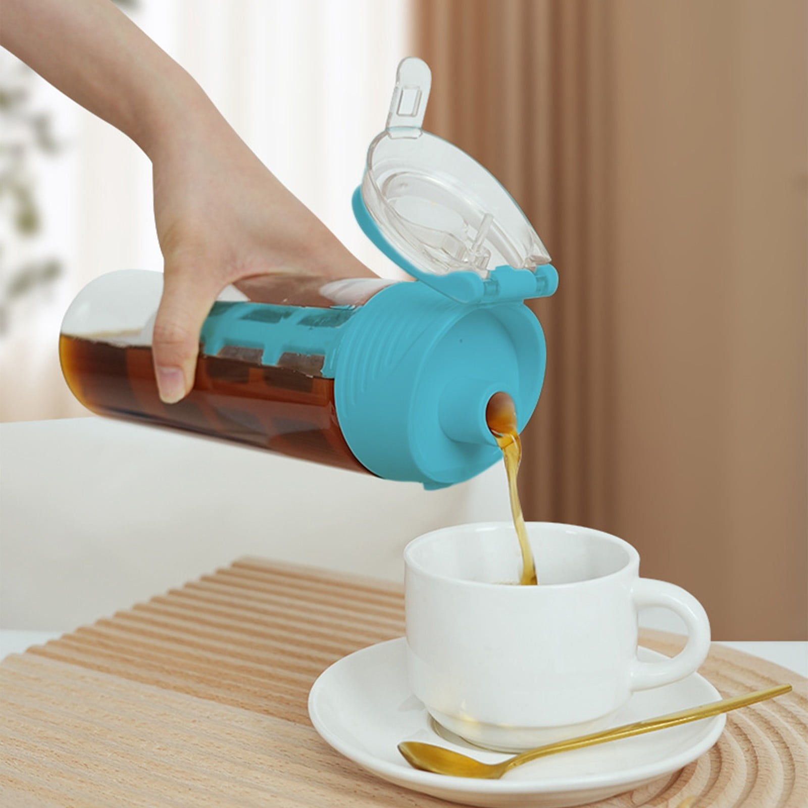 Tea Kettle Blue Bottle Electric Kettle Home Appliance Plastic Tea