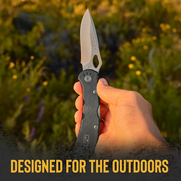 Buck Knives 722 Spitfire Folding EDC Knife, 3-1/4” Pocket Knife