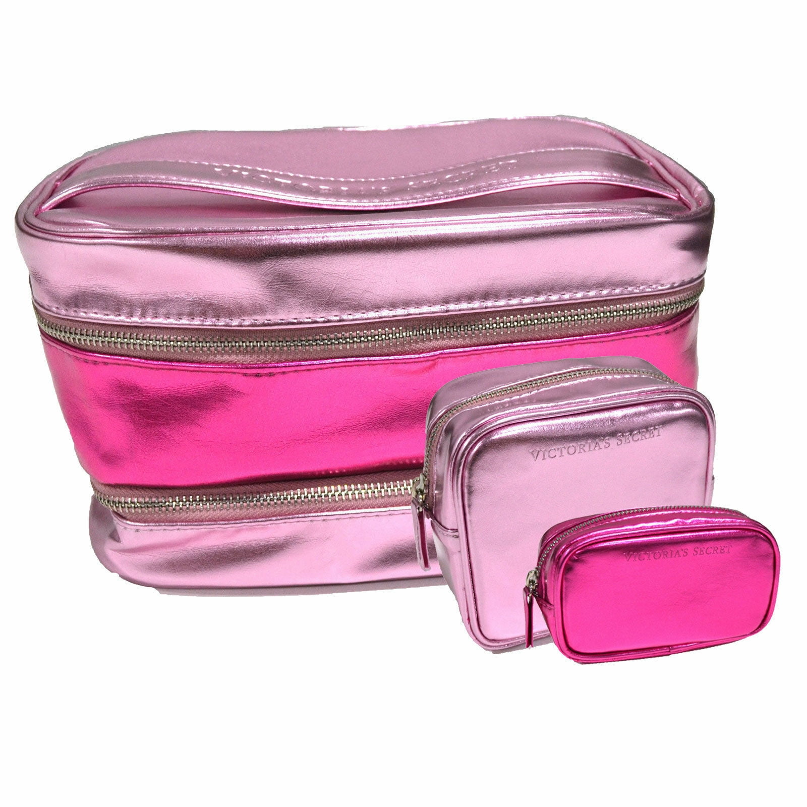  Juicy Couture Women's Toiletries Kit Set - Mixed Trio Travel  Makeup and Cosmetics Large Bag, Clutch, Coin Purse, Size One Size, Pink  Sparkle : Beauty & Personal Care