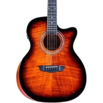 Washburn G12FCE Comfort Series Grand Auditorium Acoustic-Electric Guitar Sunburst