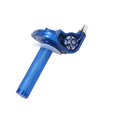 thumbnail image 2 of Empuñadura del manillar empuñadura aleación de aluminio 22mm manillar para moto Azul DYNWAVEMX Empuñadura del acelerador, 2 of 8
