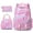 Red, variant on UJNDER Elementary Middle Lightweight Backpack with Cute Star Print 3 Piece Set for Travel and School Use,Purple,Mid