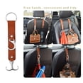 thumbnail image 2 of 1eatherCar Seat Back Hook Quick Installation Multipurpose Organizers for Home and Vehicle Use, 2 of 11