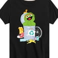 thumbnail image 3 of Sesame Street - Oscar Can Graphic - Toddler and Youth Short Sleeve Graphic T-Shirt, 3 of 5