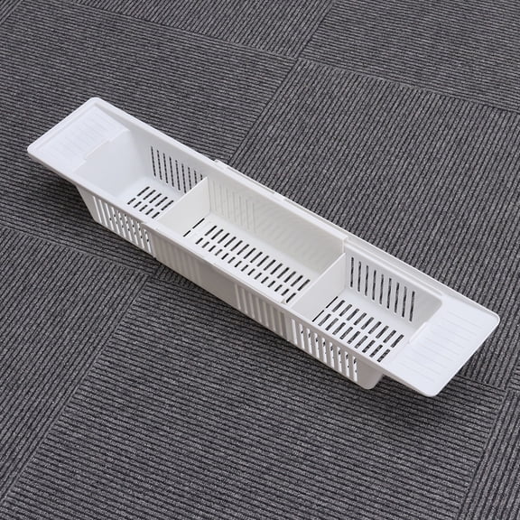 Bathtub Tray Expandable Bath Tub Table Bath Table Tray over Bathtub Shelf Rack Shower Organizer Trays for Book Holder
