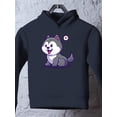 thumbnail image 3 of Cute Husky Cartoon Dog Hoodie Toddler -Image by Shutterstock,  5 Toddler, 3 of 4