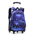 thumbnail image 1 of School Kids Rolling Backpack for Girls With Wheels Trolley Wheeled Backpack, 1 of 7