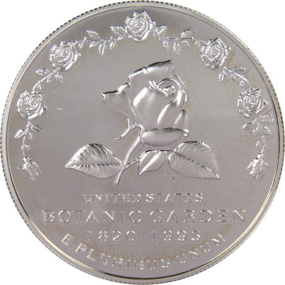 U.S. Botanic Garden Commemorative Dollar 1997 P Choice Proof Silver