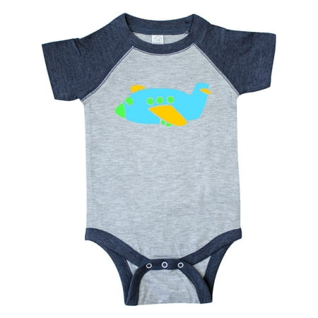 

Inktastic Blue Airplane Gift Baby Boy or Baby Girl Bodysuit