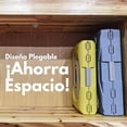 thumbnail image 3 of Transportadora plegable para mascotas 56 cm, jaula portátil para perros y gatos, estructura de plástico, con puerta y ventilación, caja de viaje cómod, 3 of 8