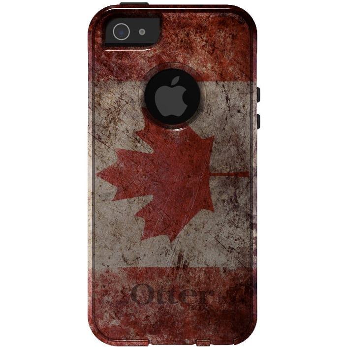 DistinctInk Custom White Grey OtterBox Commuter Series Case for Apple iPhone 5...