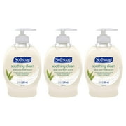Soothing Liquid Hand Soap - Moisturizing Soap for any Skin Type | Dermatologist Tested Scented Aloe Vera Hand Soap for Bathroom & Kitchen |Pump Bottle, 7.5 Fl OZ Per Pack, Pack of 3