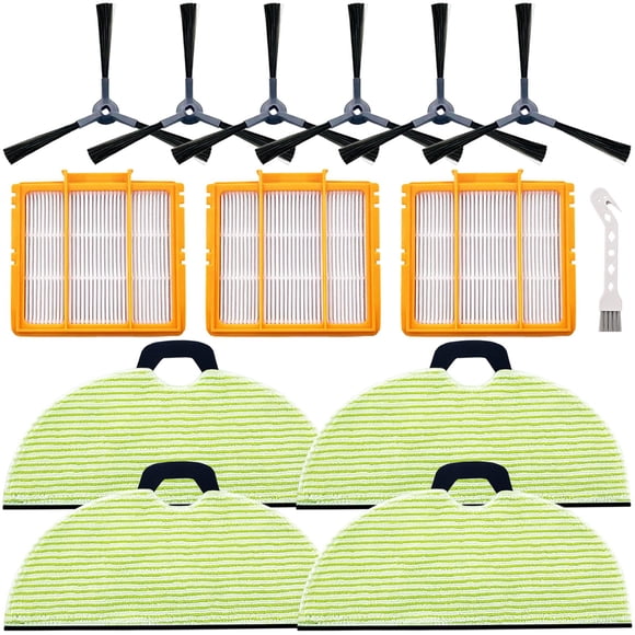 Rv2610Wa Piezas De Repuesto Compatibles Con Shark Rrv2610Wa Av2610Wa Rv2620Wd Av2620Wd Rv2610Wd Rv2610Wd Rv2610Wfus Rv2410Wd Ai Ultra 2 En 1 Robot Aspirador 4 Almohadillas Para Fregona 3 Filtros 6 Cep