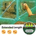 thumbnail image 4 of Quictent Premium Heavy Duty Chicken Coop with Waterproof Cover, Secure Outdoor Poultry Pen Run for 30+ Poultry, 0.78" Wire Gaps & Lockable Doors,9x18x6.5FT, 4 of 11