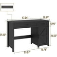 thumbnail image 7 of Vabches 47" Executive Desk with Charging Station & Cabinet, Wood Home Office Desk with Large Drawers,Workstation Table for Study, 7 of 7