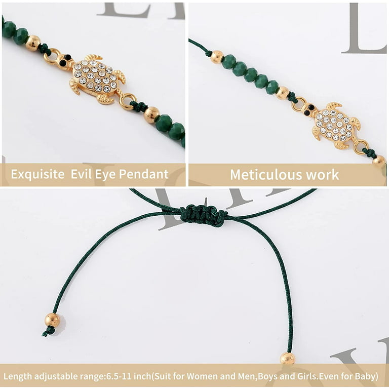 BONITTER 24/12 PCS Evil Eye Bracelets Pack For Women Girls Boys Mexican  Braclets Set Protection Amulet Anklets Jewelry Gift