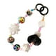 thumbnail image 1 of Asa de bolso con cuentas, decoración de correa de teléfono con cuentas para mujer, cadena de dijes para bolso Negro, 1 of 9