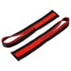 thumbnail image 2 of Correas para levantamiento de pesas, muñequeras antideslizantes para levantamiento de pesas, soporte para muñecas, asa envolvente para ejercicios de d Rojo y negro, 2 of 7