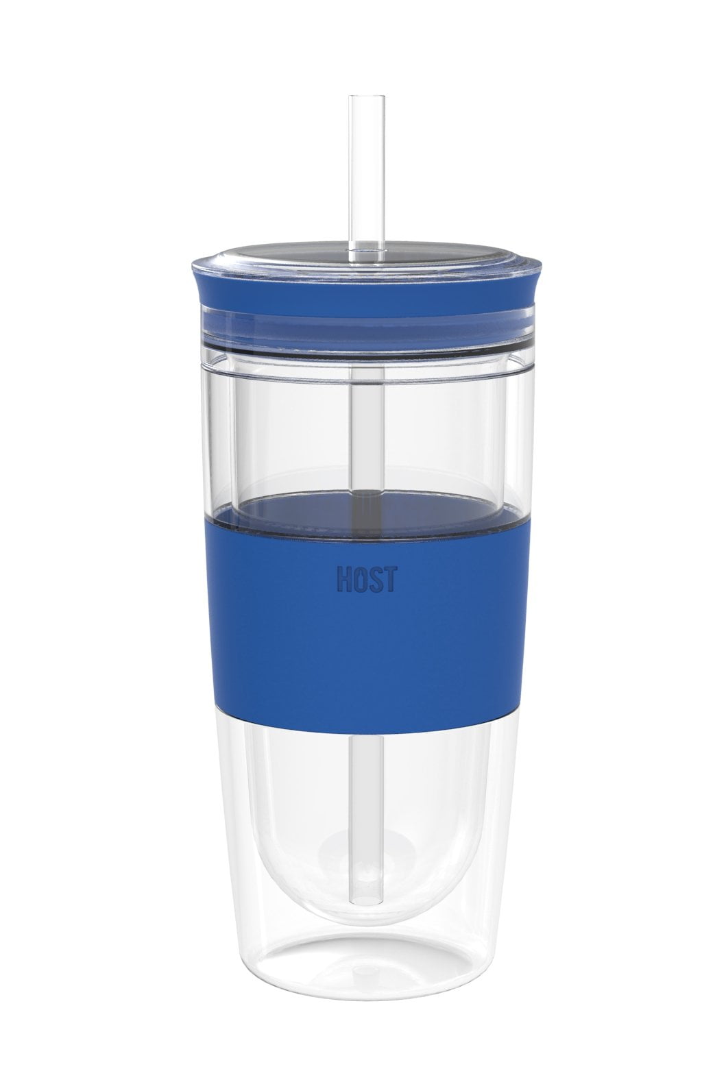 Cool Coffee Cups, Insulated Silicone Tumbler Freeze Blue Cool Pint