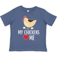 thumbnail image 3 of Inktastic My Chickens Love Me Boys or Girls Toddler T-Shirt, 3 of 5