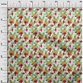 thumbnail image 3 of oneOone Cotton Poplin White Fabric Tropical Leaf Craft Projects Decor Fabric Printed By The Yard 42 Inch Wide, 3 of 5