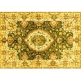 thumbnail image 1 of Ahgly Company Indoor Rectangle Abstract Yellow Modern Area Rugs, 8' x 12', 1 of 4