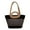 Black, variant on Straw Beach Bags for Women 2025 Vacation Summer Woven Shoulder Tote Purse Top Handle Handbags