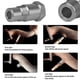 thumbnail image 4 of Adaptador de Sensor de oxígeno Riwesomey acero inoxidable Type3, 4 of 6