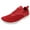 Red, variant on Women's Woven Breathable Soft Sole Shoes - 2025 Non-Slip Walking Slip on Foam Shoes, Lightweight Comfort Platform Mesh Slip in Sneakers Arch Support