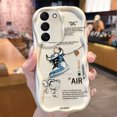 thumbnail image 5 of Funda con etiquetas de arte deportivo para Samsung Galaxy S24 S23 S22 S21 Ultra Plus S20 FE A73 A72 A71 A55 A54 5G A53 A52 A51 4G A50S A50, 5 of 5
