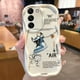 thumbnail image 5 of Funda con etiquetas de arte deportivo para Samsung Galaxy S24 S23 S22 S21 Ultra Plus S20 FE A73 A72 A71 A55 A54 5G A53 A52 A51 4G A50S A50, 5 of 5