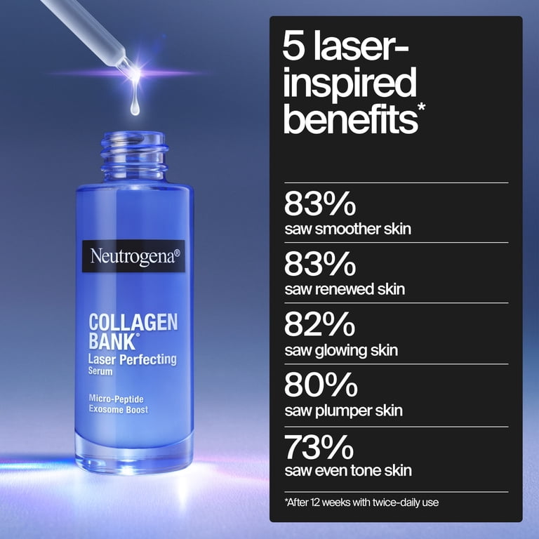 Neutrogena Collagen Bank Laser Perfecting Face Serum, 5-in-1