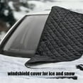 thumbnail image 3 of 4-Layer Magnetic Windshield Cover for Car, Universal Windshield Cover for Ice and Snow, Windshield Frost Protector Cover with Side Window and Rearview Mirror Protector, 3 of 6