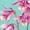 Blue5, variant on UNISHE Women's Blue Watercolor Rooted Pink Orchid Full Plant Floral V-Neck Sleeveless T-Shirt Daily Summer S-5XL Tank Top