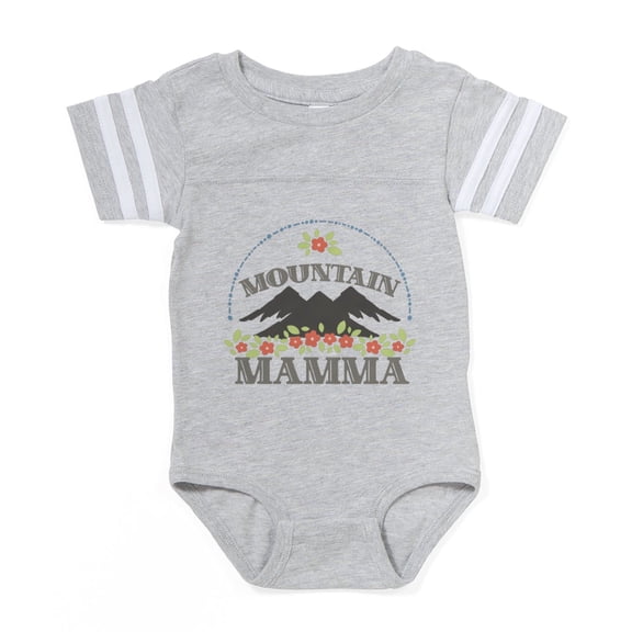 CafePress - MOUNTAIN MAMMA - Cute Infant Baby Football Bodysuit