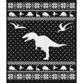 thumbnail image 4 of Old Glory Mens Dinosaurs Ugly XMAS Sweater Long Sleeve T Shirt, 4 of 6