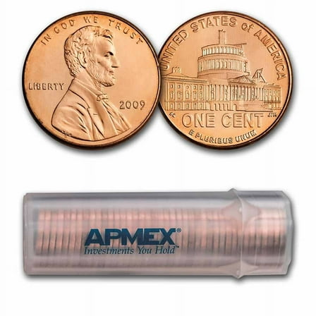 2009 Lincoln Cent Presidency 50-Coin Roll BU
