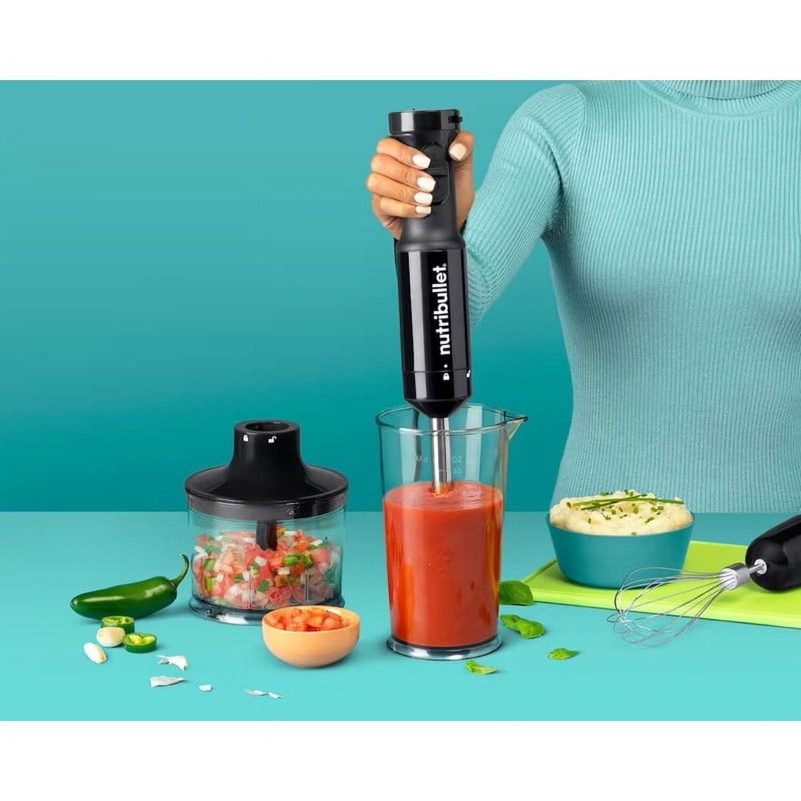 NutriBullet High Speed Compact Blade Immersion Blender Deluxe