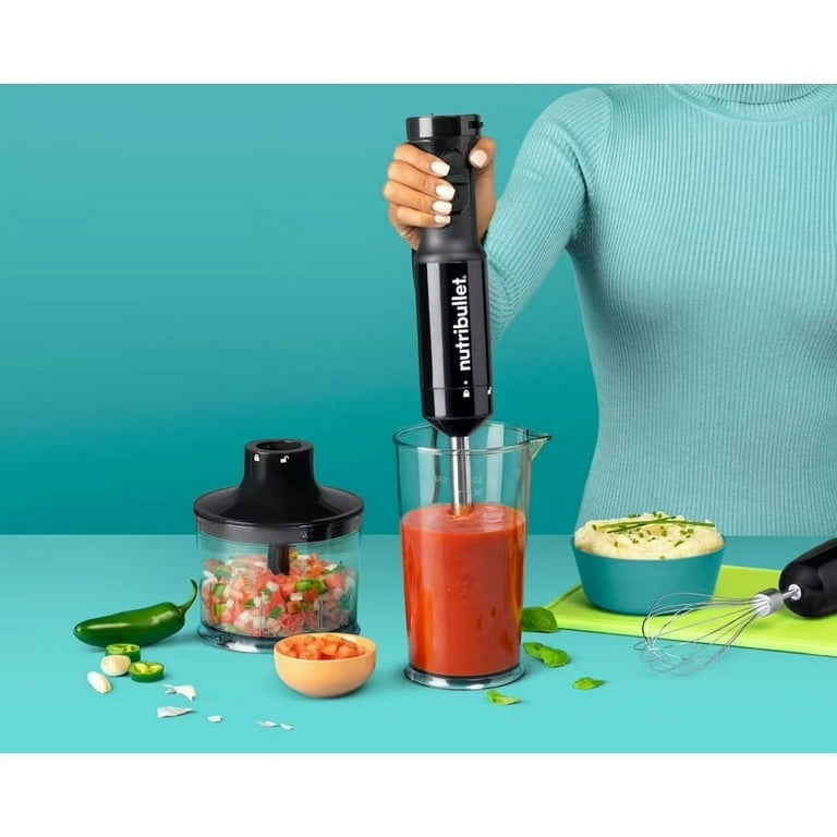 NutriBullet High Speed Compact Blade Immersion Blender Deluxe