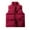 Red, variant on safuny Men's Lightweight Packable Insulated Puffer Vest Outerwear, Warm Winter Sleeveless Jacket for Golf Running White S