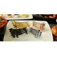 thumbnail image 4 of Paquete De 5 Palillos De Aleación De Zinc, Cuchara, Tenedores, Cuchillos, Vajilla, Juego De Resto, Perros De Oro Rosa, Perros De Oro Rosa -, 4 of 4