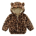 thumbnail image 7 of GYRATEDREAM Toddler Girls Boys Fleece Hoody Jacket Zip Up Teddy Coat Warm Winter Outwear 2-7T, 7 of 7