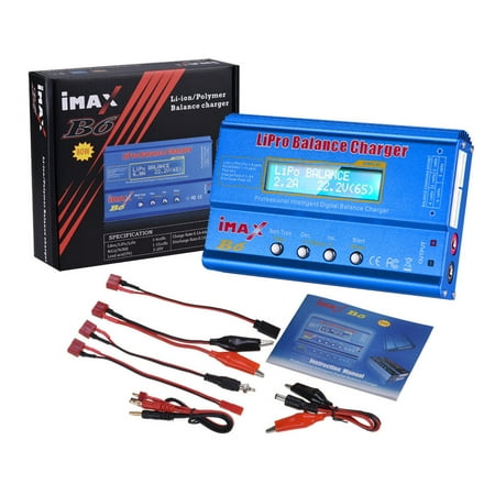 iMAX B6 80W 6A Battery Charger Lipo NiMh Li-ion Ni-Cd Digital RC Balance Charger Discharger Without (Best Rc Nimh Battery Charger)