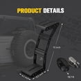thumbnail image 4 of BUNKER INDUST Spare Tire Step with Ratchet Strap for 31"-40" Tires, Heavy Duty Spare Wheel Step Nonslip Ladder for Vehicle Car SUV Roof Rack Cargo Access, 4 of 8