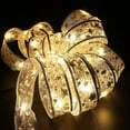 thumbnail image 3 of DYstyle LED Golden Ribbon Copper Wire String Lights Waterproof Battery Operated Fairy String Lights for Christmas Tree Xmas Party Decoration Weddings, 3 of 6