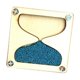 thumbnail image 2 of Accesorio de reloj de arena de madera para tablero de actividades, material práctico para enseñar habilidades para viajes Azul, 2 of 7