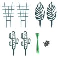 thumbnail image 3 of Plant Trellis Flower Pot Support Potted Plants Plastic Green Climbing Vine Rack, 3 of 20
